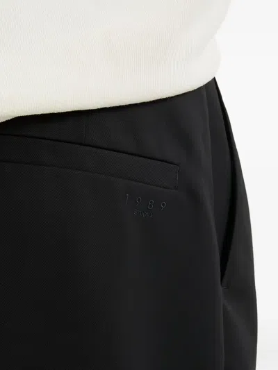 1989 Studio Pleated Chino Trousers With Back Pockets In Blue