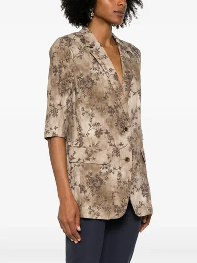 Uma Wang Kaly Jacket In 褐色