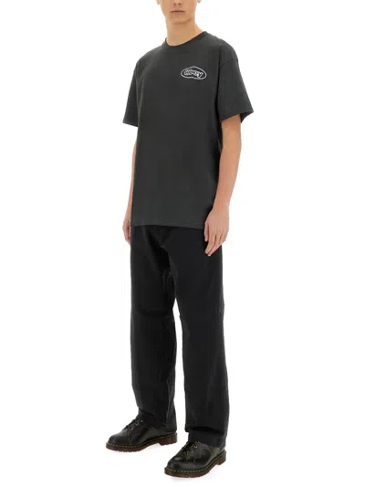 Obey Logo-print T-shirt In Black