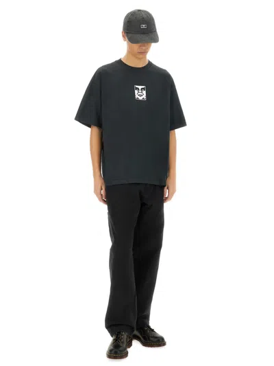 Obey Graphic-print T-shirt In Black