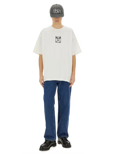 Obey Hardwork Jeans In Blue