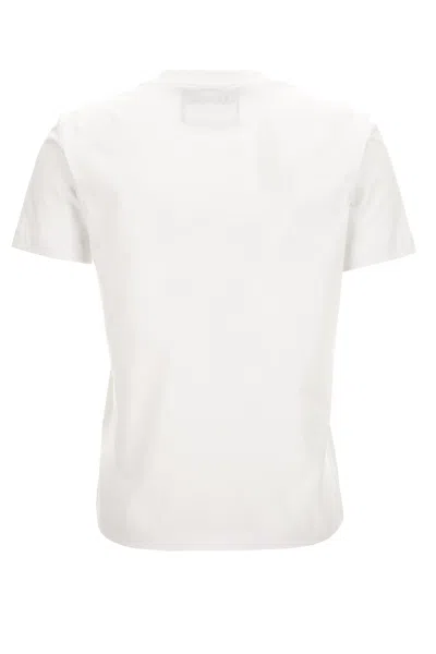 Versace Jeans Couture Logoed T-shirt In White