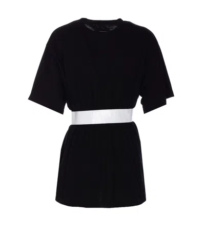Mm6 Maison Margiela Mm6 By Maison Margiela 'taped' T-shirt In Black