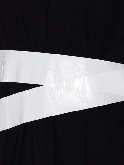 Mm6 Maison Margiela Mm6 By Maison Margiela 'taped' T-shirt In Black