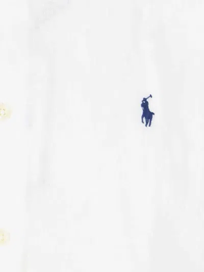 Polo Ralph Lauren White Cotton Tank Top In Bianco