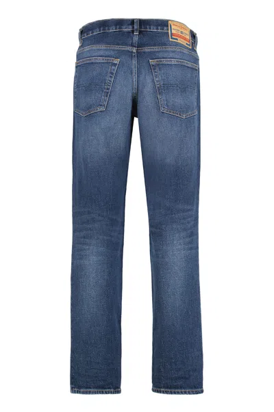 Diesel 2023 Customizable Straight Leg Denim With Distinctive Detail In Blue