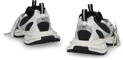 Balenciaga Multicolor Mesh And Rubber 3xl Gradient Sneakers In Gray