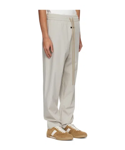 Fear Of God Eternal Fleece Relaxed Sweatpants In Cement