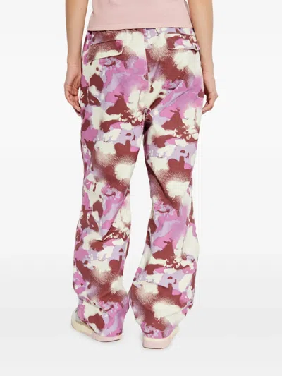 A Bathing Ape Camouflage-print Trousers In Rosa