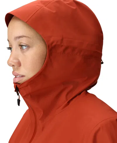 Marmot Women's Minimalist Pertex Hooded Collar Jackets In Red