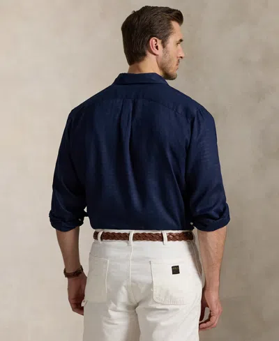 Polo Ralph Lauren Sport Shirt Long Sleeve Clothing In Blue