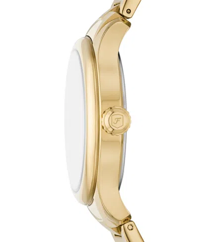 Fossil Women's Gilmore Three-hand Date Two-tone Stainless-steel Watch, 38mm In Gold-tone