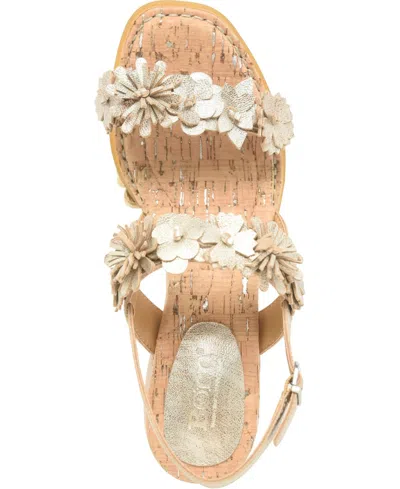 Born Women's Springs Sandal In Light Gold In Light Gold Panna Cotta