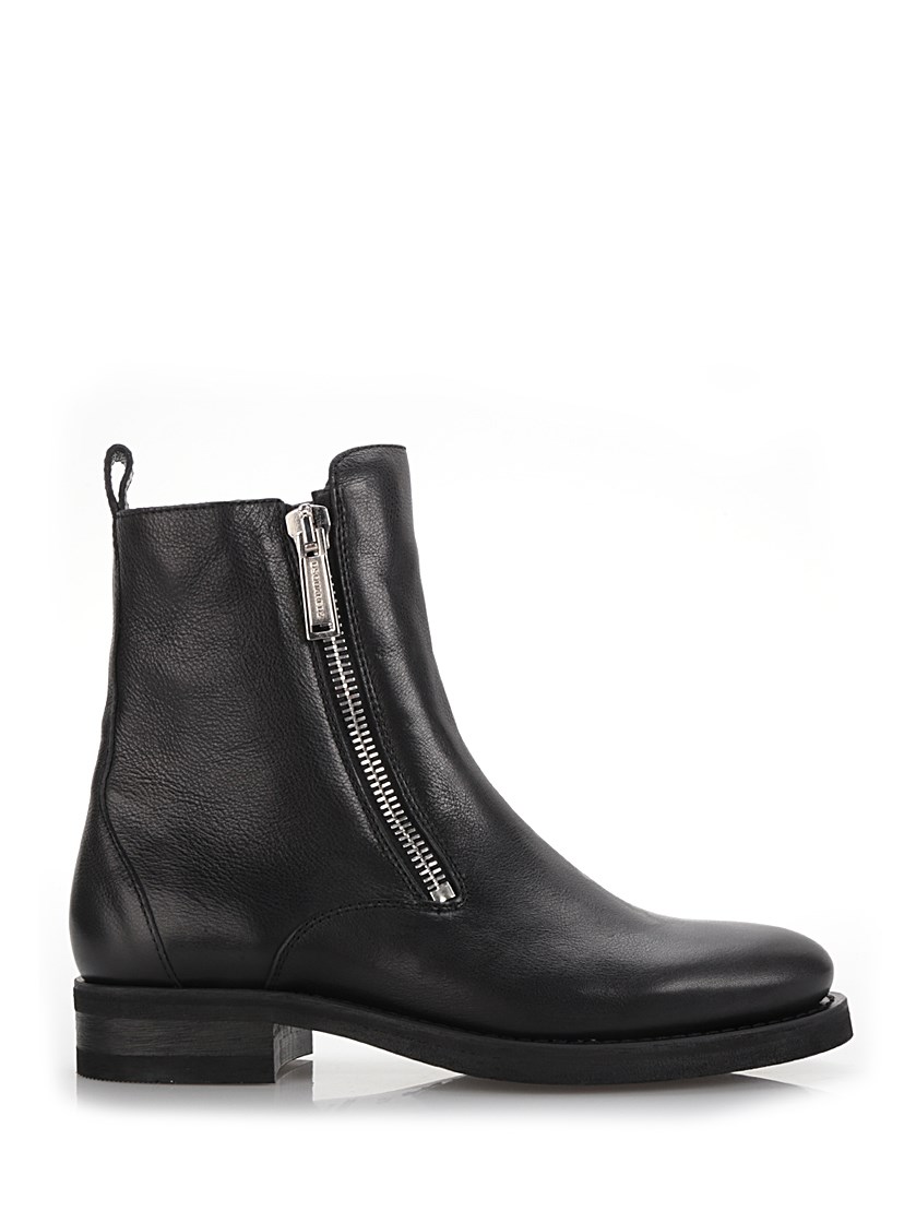 Dsquared2 Side Zip Ankle Boots In Black | ModeSens