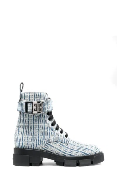 Givenchy Ankle Boot With Chunky Sole Design In Navy