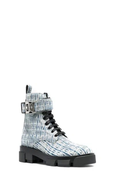 Givenchy Ankle Boot With Chunky Sole Design In Navy