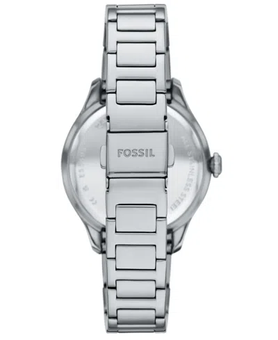 Fossil Women's Gilmore Silver Dial Watch In Silver-tone