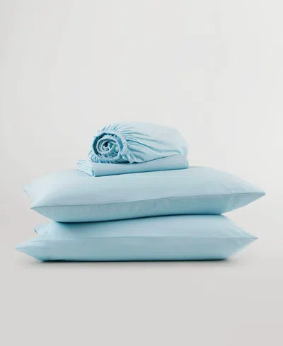 510 Design Super 144-thread Count Cotton 4-pc. Sheet Set, King In Light Blue