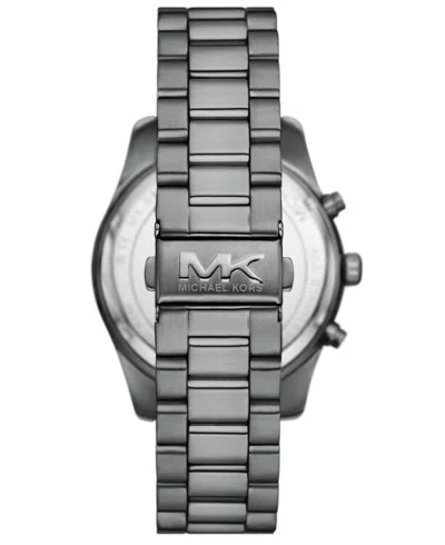 Michael Kors Lexington Chronograph Gift Set, 44mm In Gunmetal