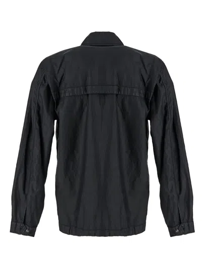 C.p. Company Overshirt In Black