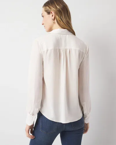 White House Black Market Soft Shirt In Antique White