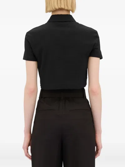 Msgm Cotton Shirt In Black