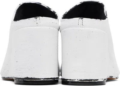 Mm6 Maison Margiela Mm6 By Maison Margiela Leather Mules In White