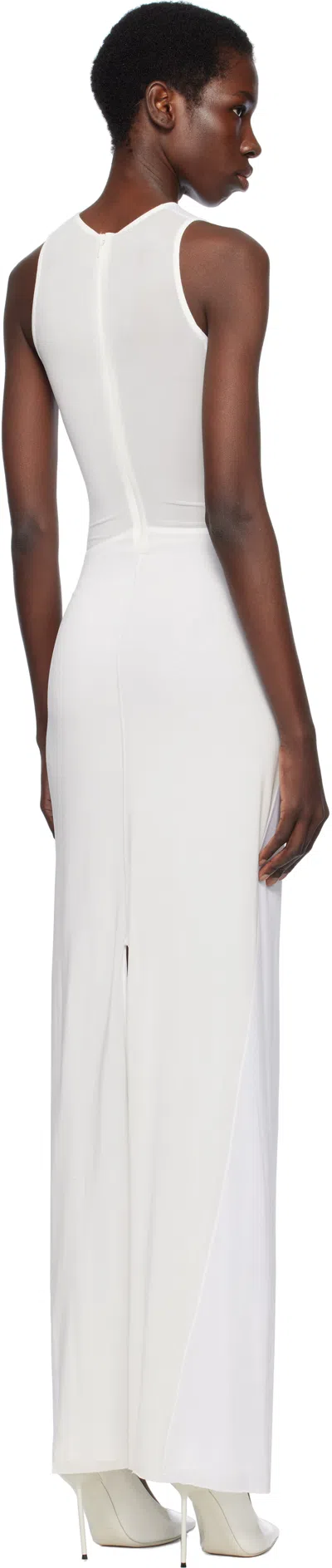 Jean Paul Gaultier Conical Maxi Dress In White