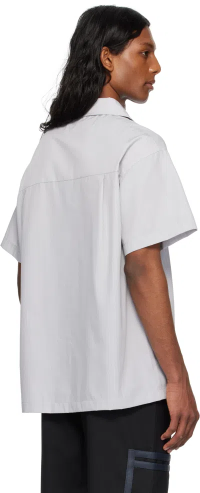 Stanley Raffington Gray Pull-over Shirt In Grey