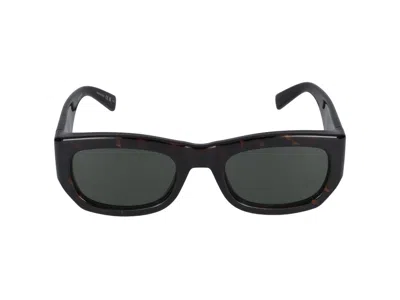 Shop Saint Laurent Sunglasses In Brown