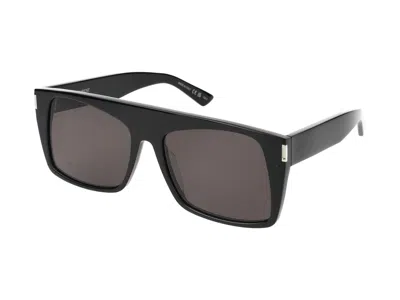 Shop Saint Laurent Sunglasses In Black