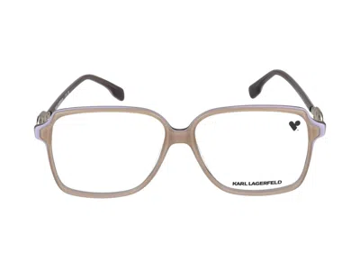 Shop Karl Lagerfeld Eyeglasses In Brown