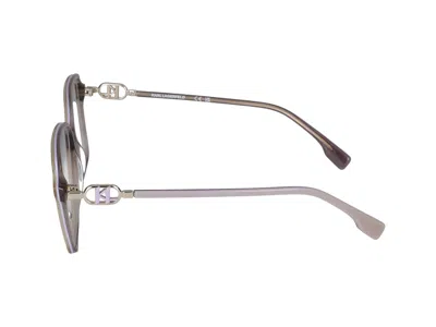 Shop Karl Lagerfeld Eyeglasses In Brown