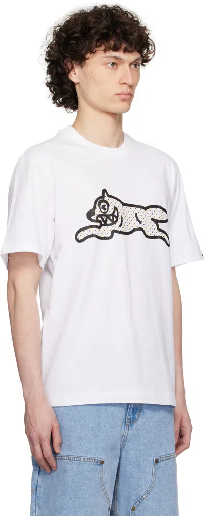 Icecream Running Dog Graphic-printed T-shirt In White
