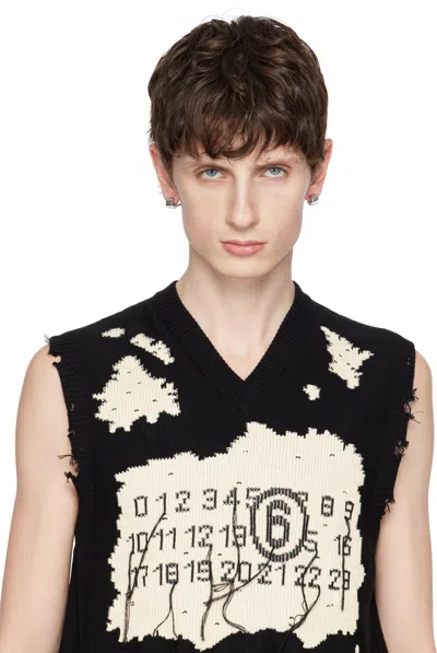 Mm6 Maison Margiela Silver Minimal Logo Earrings In 971 Palladio Plished