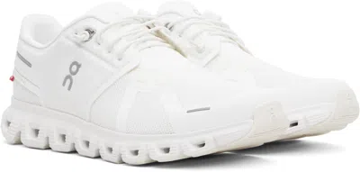 On Running Cloud 6 Sneaker In White | White