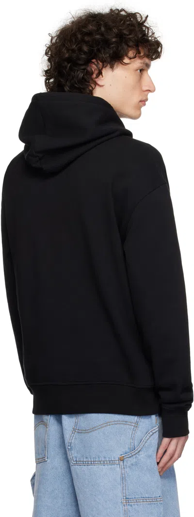 Icecream Running Dog Popover Hoodie In Black