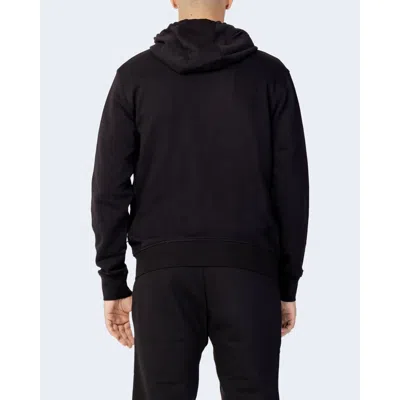 Armani Exchange Black Cotton Sweater In Black