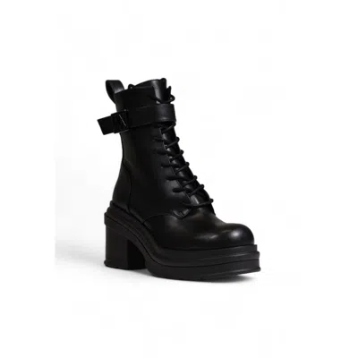 Armani Exchange Black Polyester Boot In Black