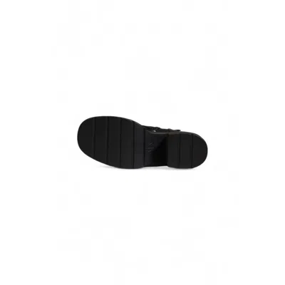 Armani Exchange Black Polyester Boot In Black