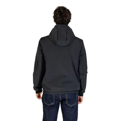 Calvin Klein Black Recycled Polyester Men's Jacket In Black