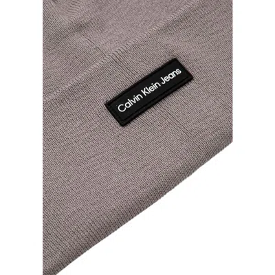 Calvin Klein Gray Recycled Polyester Hats & Men's Cap In Gray