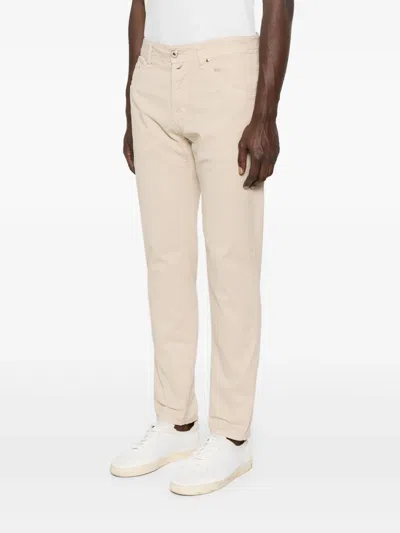 Jacob Cohen Scott Trousers In Neutrals