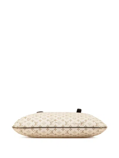 Pre-owned Louis Vuitton 2002 Monogram Mini Lin Francoise Satchel In Brown
