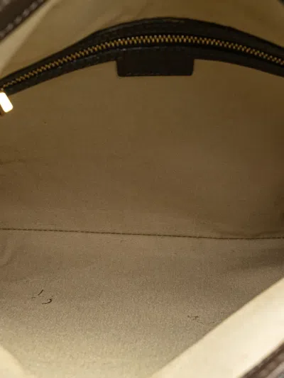 Pre-owned Louis Vuitton 2002 Monogram Mini Lin Francoise Satchel In Brown