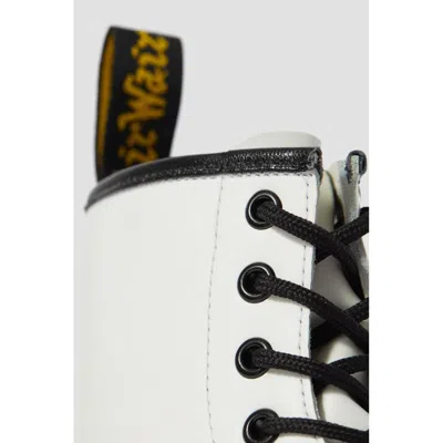 Dr. Martens Unisex 1460 Smooth 8 Eye Boots In White