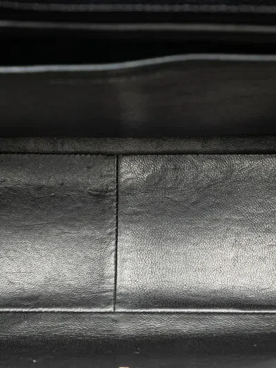 Pre-owned Chanel 2000-2002 Jumbo Quilted Caviar Single Flap Shoulder Bag In Black