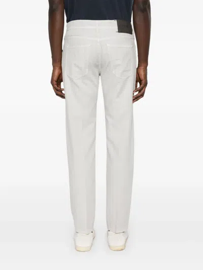 Jacob Cohen Cotton Pony-patch Sean Relaxed Jeans In Grey