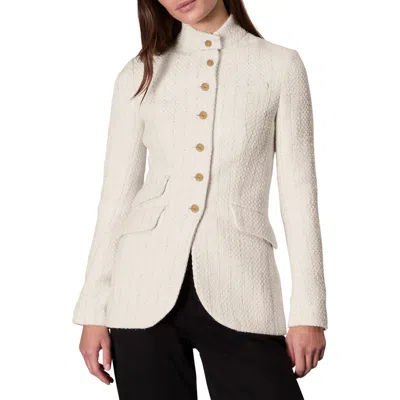 Rag & Bone Woman Jacket Ivory Size 4 Cotton In Ivory