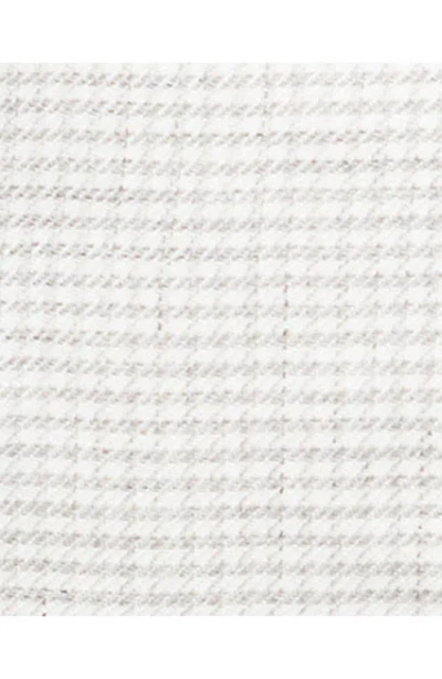 Theory B.mel Houndstooth Check Slim Fit Linen Blend Blazer In Platinum Multi